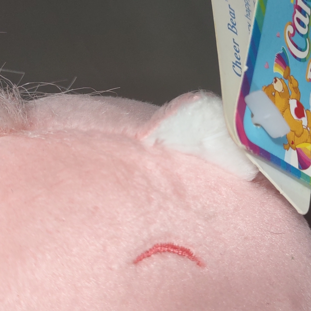 β’Care Bears Cheer Bear pink rainbow 8.5" Plush Plushie Fairy Core Stuff animals - Picture 16 of 16